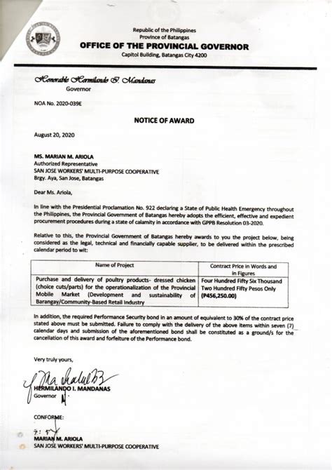 NOTICE TO THE PUBLIC: OPERATIONALIZATION OF THE .